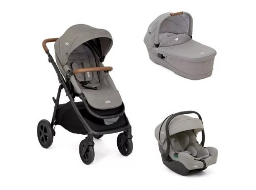 Joie Alore babakocsi szett Pebble - i-Gemm 3 hordozó - Ramble XL mózeskosár Gray Flannel