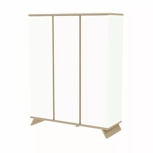 Faktum szekrény Sienna White 3 osztású