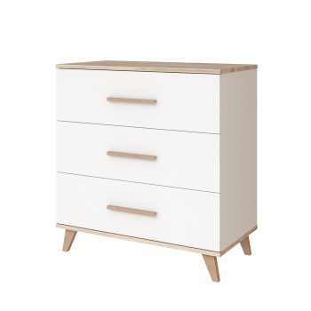 Faktum komód Flip White and Oak