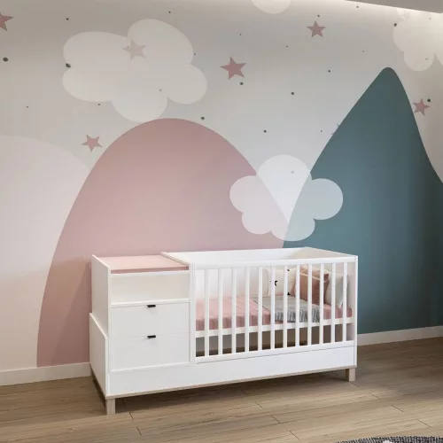 Todi kombiágy Misty fehér