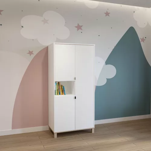 Todi nagyszekrény Misty fehér