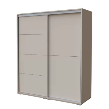 Todi gardróbszekrény Misty kasmír 140cm széles