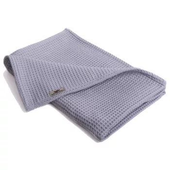 Vaganza takaró pamut Waffle 100x140cm szürke