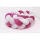 Scamp rácsvédő fonott 210cm Fehér-Rózsaszín-Pink RFT010 210CM