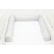 Scamp rácsvédő hengerpárna 180cm Little Heart White Grey BRVE011 180CM