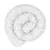 Scamp rácsvédő hengerpárna 210cm Little Heart White Grey BRVE011 210CM