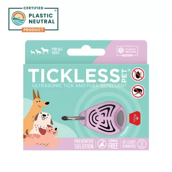   Tickless PET ultrahangos kullancsriasztó háziállatoknak Pink