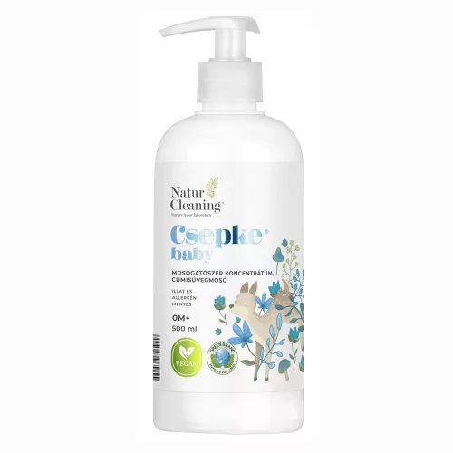 Csepke Baby mosogatószer és cumisüvegmosó - 500ml pumpás
