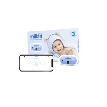 Milian légzésfigyelő Lite Bluetooth 3db érzékelőlappal