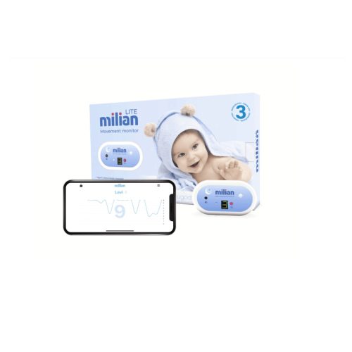 Milian légzésfigyelő Lite Bluetooth 3db érzékelőlappal