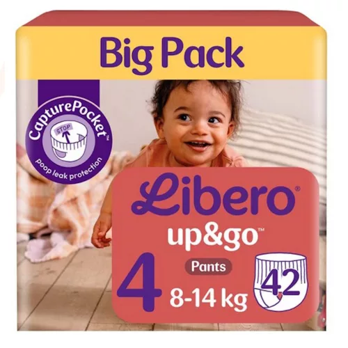Libero Up&Go 4 Big Pack bugyipelenka 8-14kg 42db