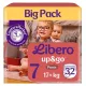 Libero Up&Go 7 Big Pack bugyipelenka 17kg  32db
