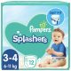 Pamper úszópelenka Splashers 3-4 12db 6-11kg 