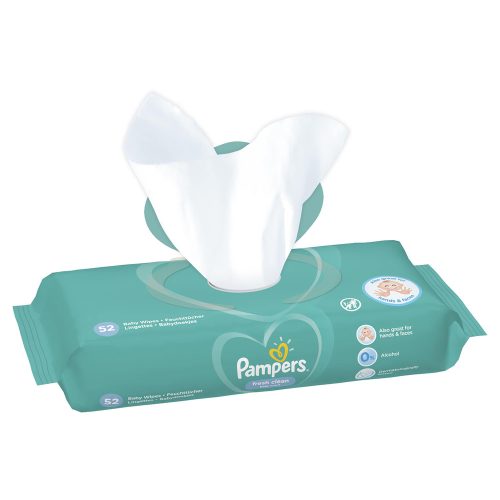 Pampers törlőkendő Fresh Clean 52db