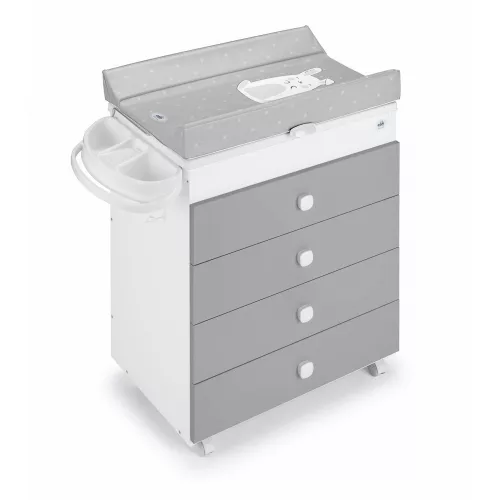 CAM fürdetőszekrény Asia bianca-grigio C918006-C265