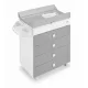 CAM fürdetőszekrény Asia bianca-grigio C918006-C265