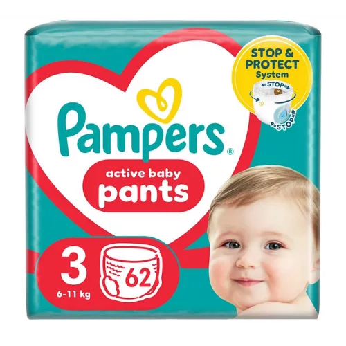 Pampers Pants 3 Jumbo Pack bugyipelenka 6-11kg 62db