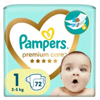 Pampers Premium Care 1 pelenka 2-5kg 72db