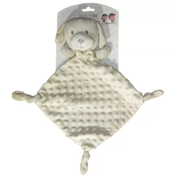   Gamberritos szundikendő plüss buborékos anyagú bézs kutya 9900