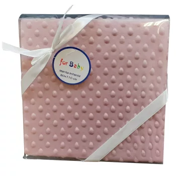   Gamberritos takaró plüss buborékos anyagú 80x110cm púderszínű 9999