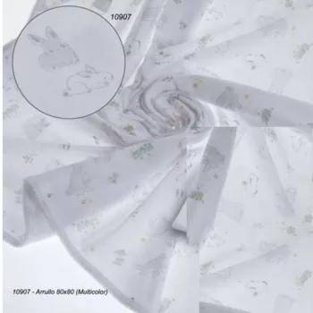 Gamberritos takaró pamut nyuszis 80x80cm 10907