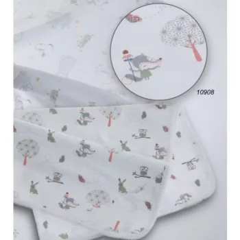 Gamberritos takaró pamut rókás 80x80cm 10908