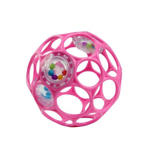 Bright Starts játék Oball Rattle 10cm 11483-12 pink