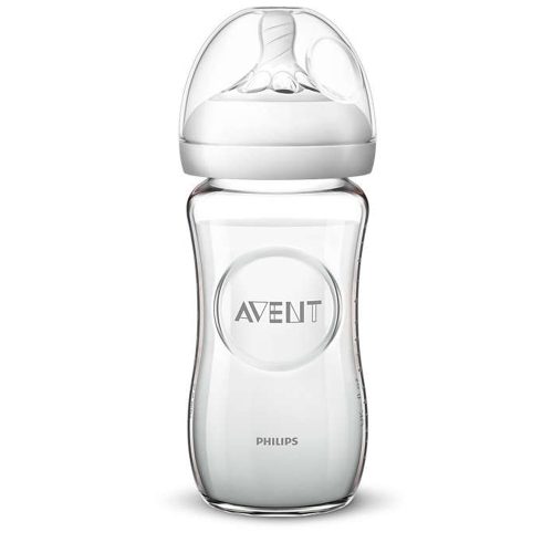 Avent Natural üvegből készült cumisüveg 240 ml 0% BPA