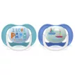 Philips AVENT játszócumi ultra air 6-18hó fiú Text 2db