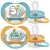 Philips AVENT játszócumi ultra air 6-18hó fiú állatos 2db