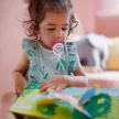 Philips AVENT játszócumi ultra air 6-18hó lány állatos 2db