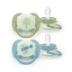 Philips AVENT játszócumi Ultrasoft éjszakai fenyőfa 18hó fiús 2db