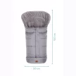 Fillikid bundazsák babakocsiba K2 6570-17 világosszürke