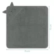 Fillikid fürdőlepedő 75x75cm cica zöld 1033-44