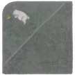 Fillikid kapucnis törölköző 75x75 maci zöld 1032-54