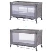Fillikid utazóágy Milano 120x60cm szürke 4067-17