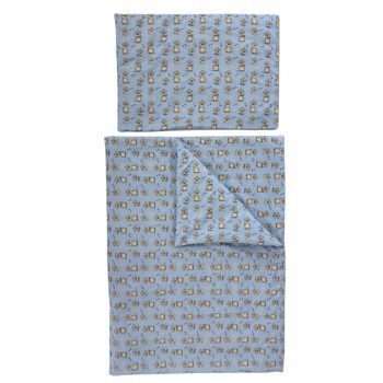   Soffi Baby ágynemű szett 2 részes 135x90 - 40x60cm Hód kék