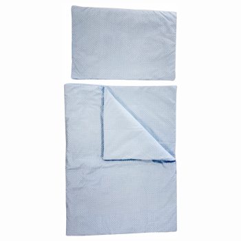   Soffi Baby ágynemű szett 2 részes 135x90 - 40x60cm apró csillag mintás kék