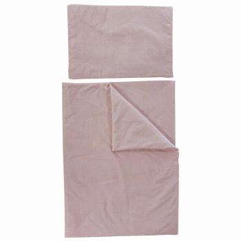   Soffi Baby ágynemű szett 2 részes 135x90 - 40x60cm apró csillag mintás rózsaszín