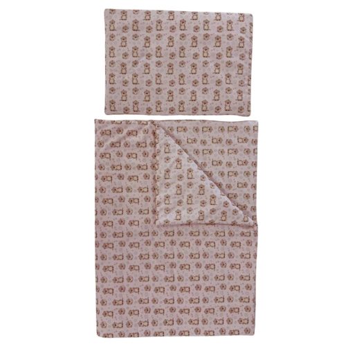 Soffi Baby ágynemű szett 2 részes 135x90 - 40x60cm Hód rózsaszín