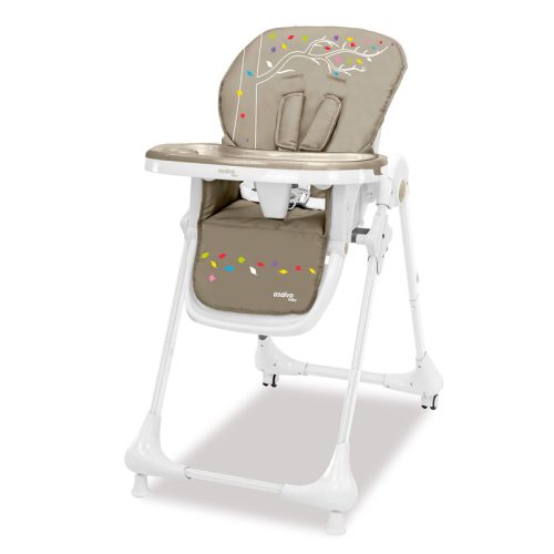 Asalvo Wheels etetőszék duplatálcás 2-keréken 6hó - 3 év, max. 15 kg-ig