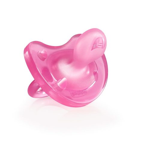 Chicco Physio Forma® Soft 6-12 hó csupa-szilikon cumi 1 db csupa puhaság