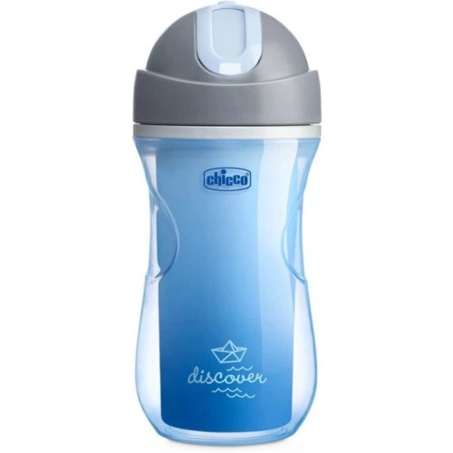 Chicco Sport Cup duplafalú kulacs, 1 db szívószálas