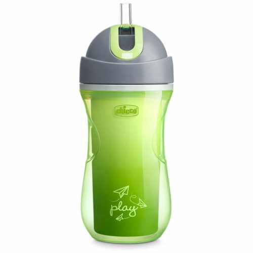Chicco Sport Cup duplafalú kulacs, 1 db szívószálas