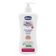 Chicco Testápoló tej Light 500 ml - sensitive Baby Moments gyapotmagolaj és E-vitamin, érzékeny bőrre