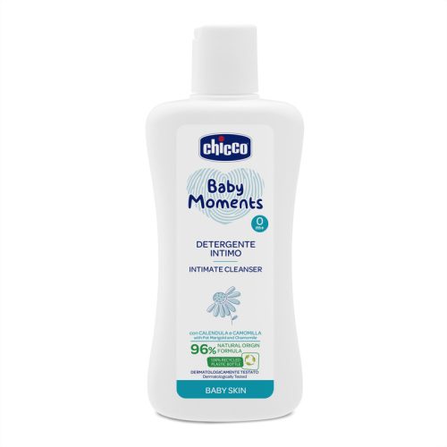 Chicco Intim mosakodó gél 200 ml Baby Moments körömvirág- és kamilla-kivonatok