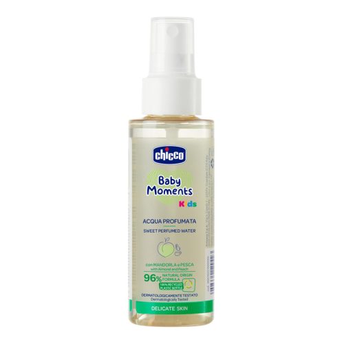 Chicco Édes illatos víz 100 ml - Baby Moments Kids mandula és őszibarack kivonattal