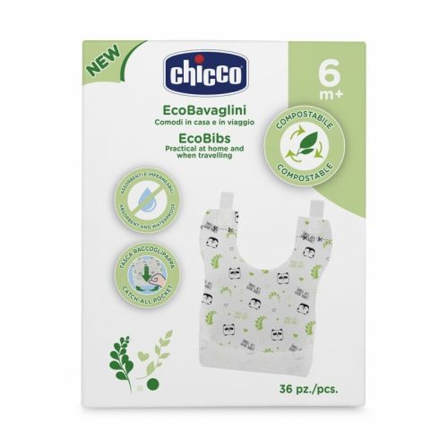 Chicco Eco Bibs öko-előke 36 db komposztálható ökotermék