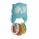 Chicco Owly bagoly csörgő-rágóka ECO+ ökoműanyag