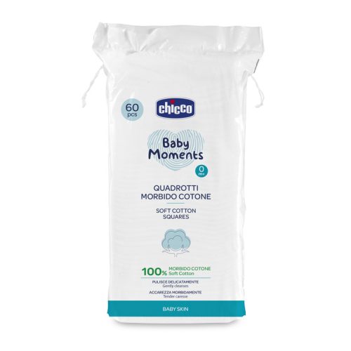 Chicco Vattalapok 60 db Baby Moments tiszta gyapot